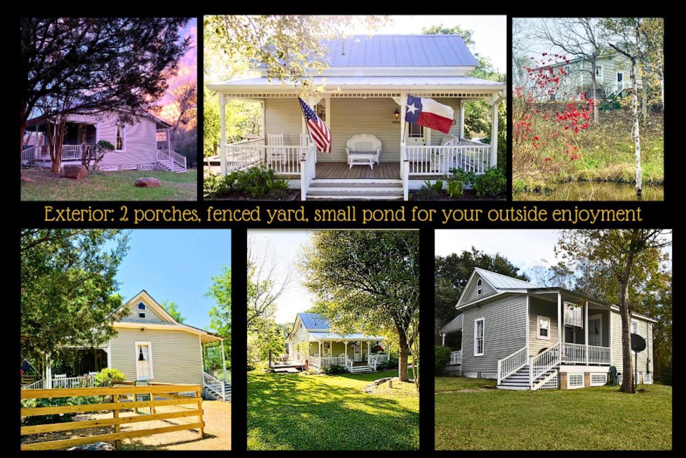Circa 1900 - Historic - Romantic - Private - Pond - Fenced Yard - The Cottage At Chappell Hill מראה חיצוני תמונה